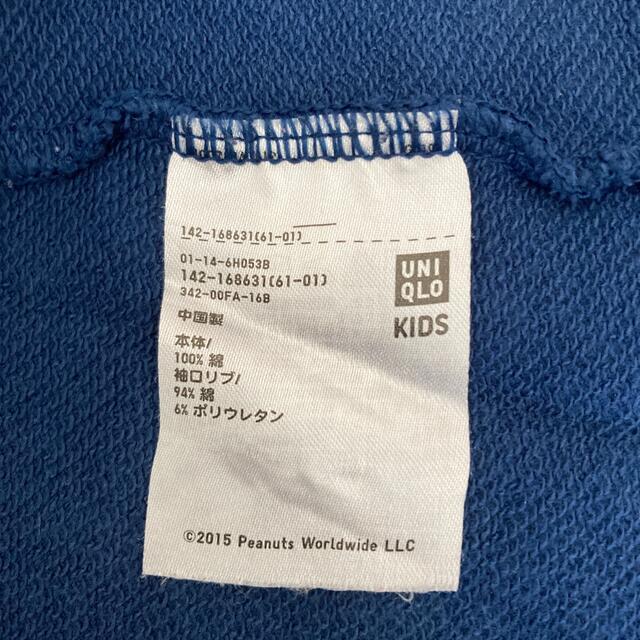 UNIQLO(ユニクロ)のUNIQLO ユニクロ  スヌーピー   ワンピース　130cm  キッズ/ベビー/マタニティのキッズ服女の子用(90cm~)(ワンピース)の商品写真