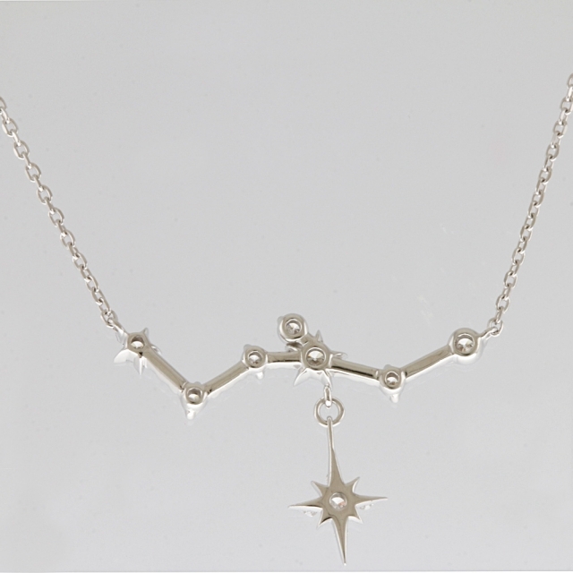 STAR JEWELRY(スタージュエリー)の【中古】スタージュエリー STAR JEWELRY ネックレス 星 スター レディースのアクセサリー(ネックレス)の商品写真