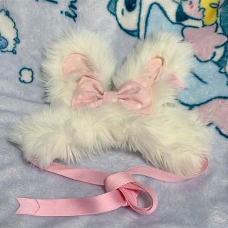 美品 Angelic Pretty マシュマロバニー ヘッドドレス シロ