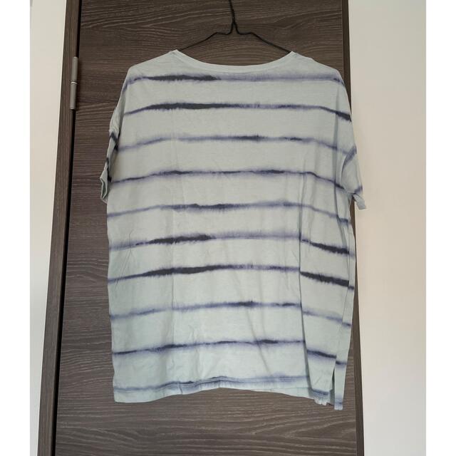 AIGLE(エーグル)のAIGLE エーグル　レディースTシャツ  ブルー系 レディースのトップス(Tシャツ(半袖/袖なし))の商品写真