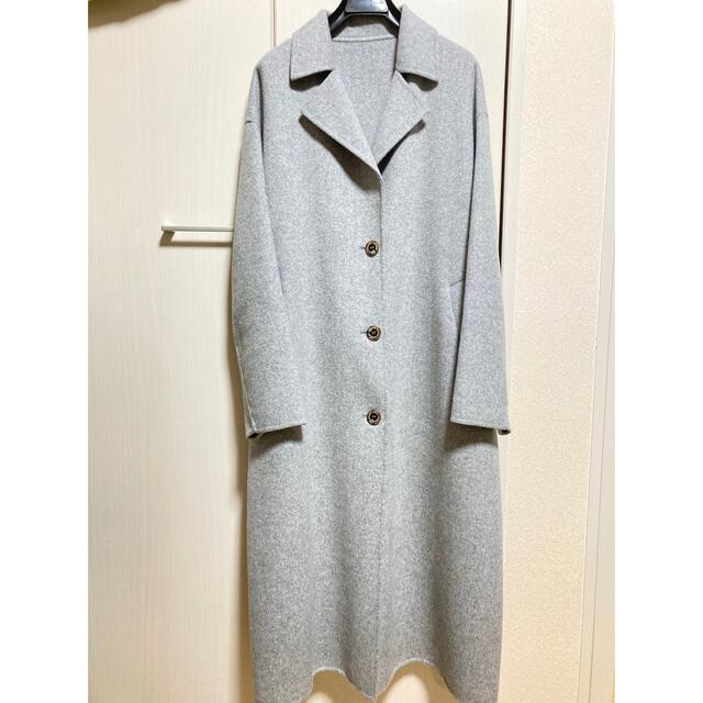 Sov.ウールシンプルコート - ロングコート