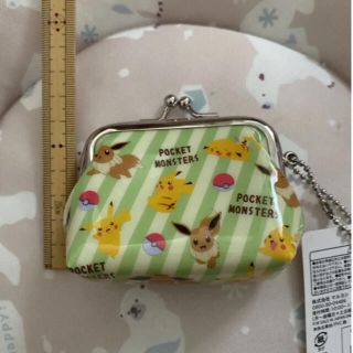 ポケモン(ポケモン)のピカチュウ＆イーブイ　ミニがま口財布　新品未使用　普通郵便の送料込み(キャラクターグッズ)