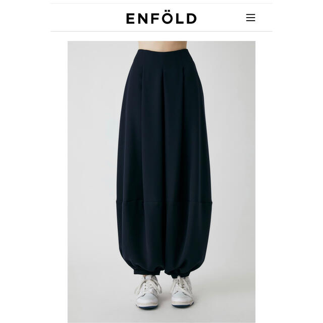 ENFOLD(エンフォルド)の完売 ENFOLD ミリオーネクロップドバルーンパンツ 38 レディースのパンツ(カジュアルパンツ)の商品写真