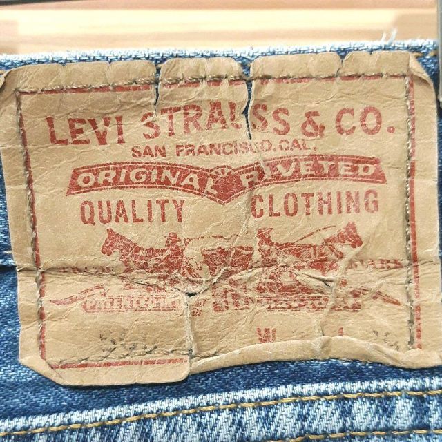 Levi's(リーバイス)の【404】リーバイス505ビッグデニムパンツ大きい状態良好色落ち良好W38L29 メンズのパンツ(デニム/ジーンズ)の商品写真