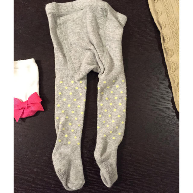 babyGAP(ベビーギャップ)の☆babygap☆ベビータイツ☆靴下☆ソックス☆3点セット キッズ/ベビー/マタニティのこども用ファッション小物(靴下/タイツ)の商品写真