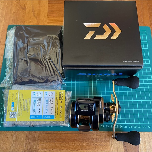 超人気高品質 DAIWA 右巻き 100P-DH IC ソルティガ 21 ダイワ - リール