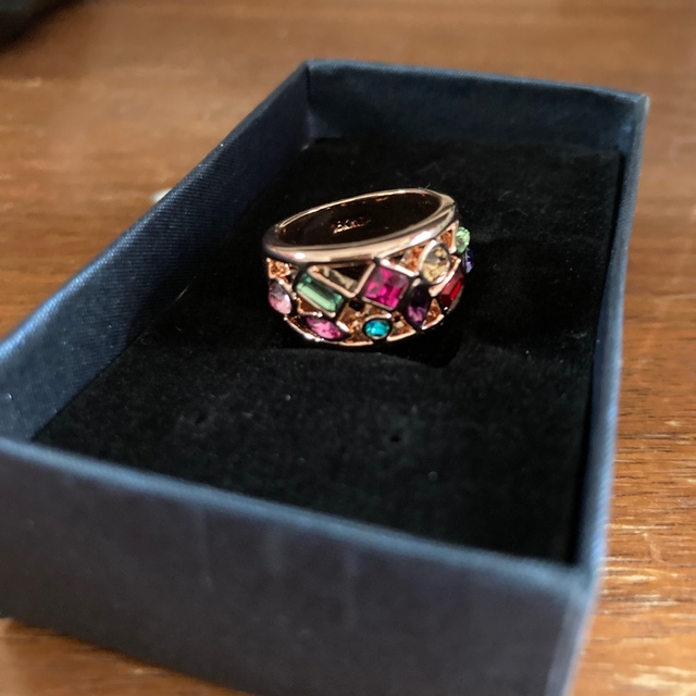 SWAROVSKI(スワロフスキー)の10号 スワロフスキー ピンクゴールド リング レディースのアクセサリー(リング(指輪))の商品写真