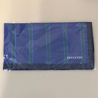 アオヤマ(青山)の【未使用未開封】HILTON  紳士用ハンカチ　洋服の青山　ノベルティ(ハンカチ/ポケットチーフ)