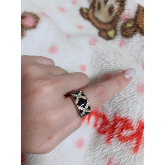 ♡新品未使用♡カッコイイ系ストーンリング♡ レディースのアクセサリー(リング(指輪))の商品写真
