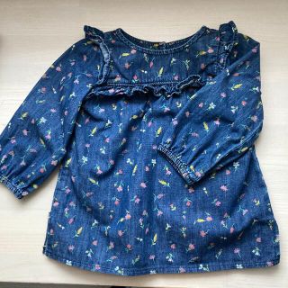 ベビーギャップ(babyGAP)のbaby GAP デニム　トップス　6-12month(シャツ/カットソー)