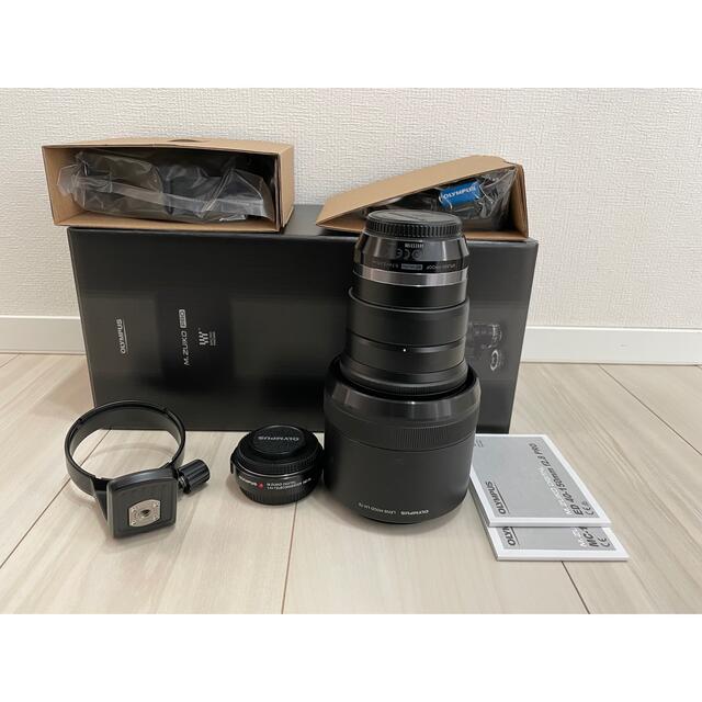 OLYMPUS(オリンパス)の美品　M.ZUIKO 40-150mm F2.8 1.4x テレコンキット スマホ/家電/カメラのカメラ(レンズ(ズーム))の商品写真