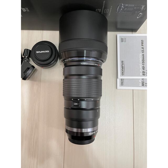 OLYMPUS(オリンパス)の美品　M.ZUIKO 40-150mm F2.8 1.4x テレコンキット スマホ/家電/カメラのカメラ(レンズ(ズーム))の商品写真