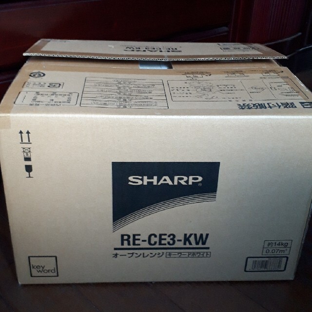 【ご予約品】 SHARP - シャープ　オーブンレンジ　キーワードホワイト　RE-CE3KW 電子レンジ