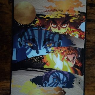 コメダ珈琲 鬼滅の刃コラボ 第三弾 特典クリアファイル 猗窩座＆煉獄(キャラクターグッズ)