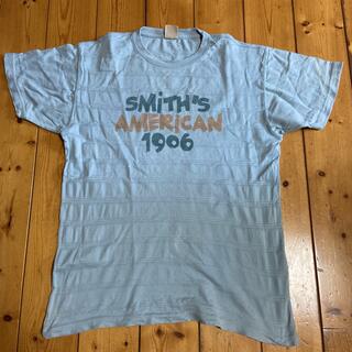 スミス(SMITH)のメンズ スミス 半袖Tシャツ 水色 サイズL SMITH'S AMERICAN(Tシャツ/カットソー(半袖/袖なし))