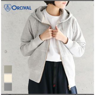 オーシバル(ORCIVAL)のORCIVAL フレンチテリー ダブルジップアップ スウェットパーカー(パーカー)