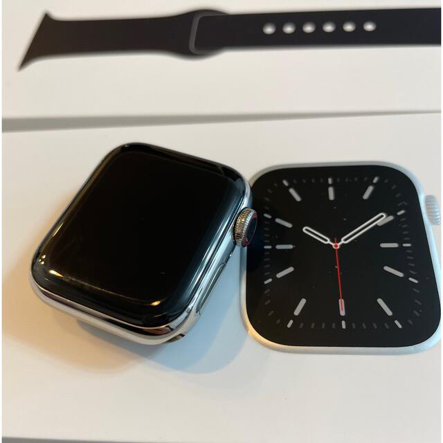 Apple Watch 6 本体 セルラーモデル シルバーステンレス
