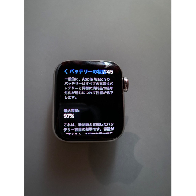 Apple Watch 6 本体 セルラーモデル シルバーステンレス