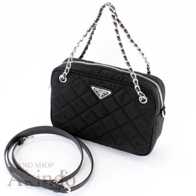 新品同様 キルティング 2Wayショルダー ハンドバッグ プラダ - PRADA