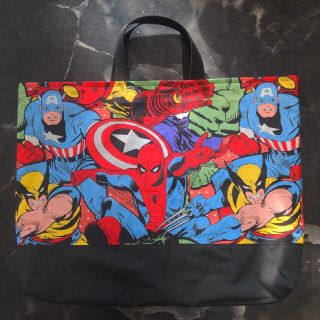 スパイダーマン③　レッスンバッグ　ハンドメイド(バッグ/レッスンバッグ)