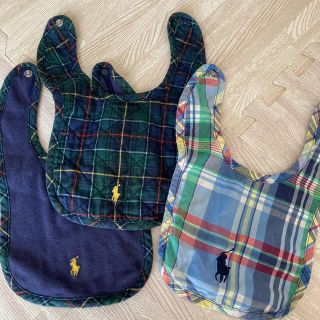 ラルフローレン(Ralph Lauren)のラルフローレン　スタイ　よだれかけ　3枚　セット(ベビースタイ/よだれかけ)