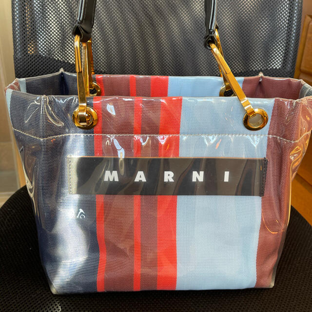 新品未使用　MARNI マルニ　トートバッグ　ポリアミドglossy glip