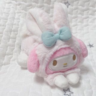 マイメロディ(マイメロディ)のマイメロディ　まめぷちシリーズ　うさぎ　マスコット　ぬいぐるみ　激レア(ぬいぐるみ)