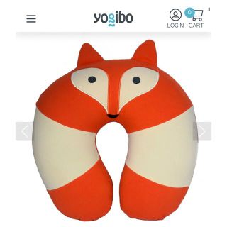 Bahama様専用SALE❣️Yogibo ネックピロー　FOX 未使用品❣️(ビーズソファ/クッションソファ)