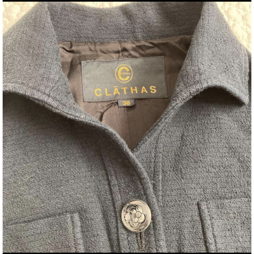 CLATHAS - 38 クレイサス タイトワンピース 9号 コート セットの通販