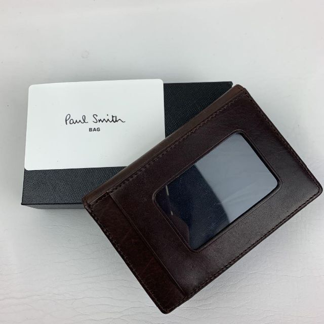 Paul Smith(ポールスミス)のB品 Paul Smith ポールスミス　カードケース パスケース 定期入れ メンズのファッション小物(名刺入れ/定期入れ)の商品写真