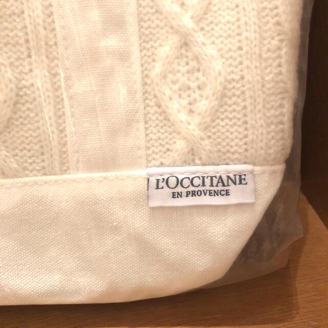 L'OCCITANE(ロクシタン)のロクシタン ニットトートバッグ エンタメ/ホビーのコレクション(ノベルティグッズ)の商品写真