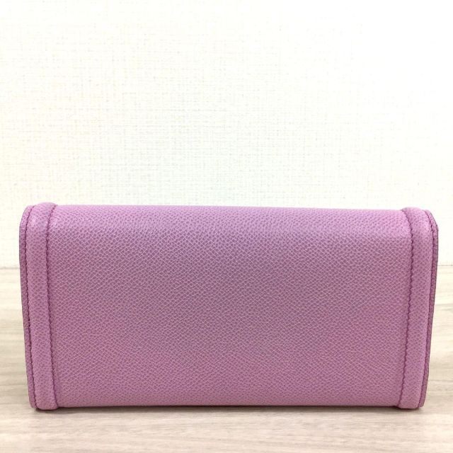 未使用品 Salvatore Ferragamo 長財布 レザー ピンク 270