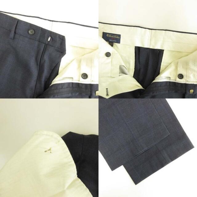 Brooks Brothers(ブルックスブラザース)のブルックスブラザーズ REDA生地 スーツ チェック柄 ネイビー 紺 IBO18 メンズのスーツ(セットアップ)の商品写真