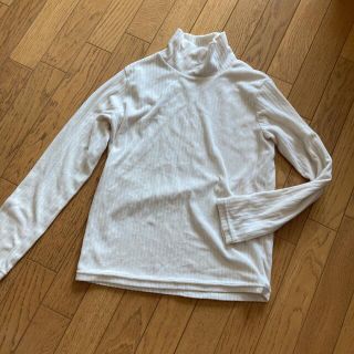 ユニクロ(UNIQLO)のユニクロ ヒートテックフリース　ハイネックカットソー　160cm(Tシャツ/カットソー)