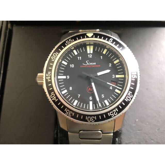 SINN(シン)の国内正規品　sinn ezm3 純正Dバックル付シャークレザーベルト付 メンズの時計(腕時計(アナログ))の商品写真