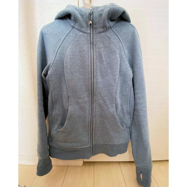 lululemon athletica hoodie size 6 ダークグレー