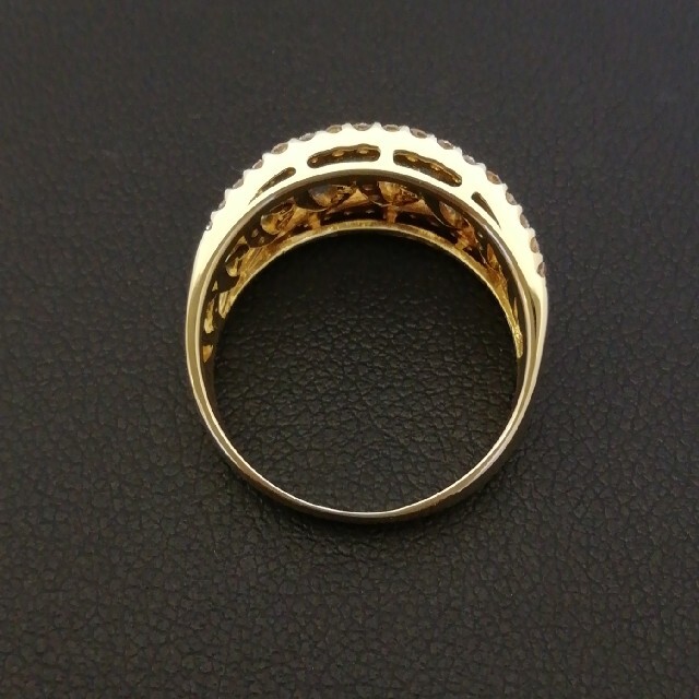 K18YG✨ダイヤ0.50ct✨金とダイヤの✨キラキラ✨リング❣️存在感あり✨ レディースのアクセサリー(リング(指輪))の商品写真