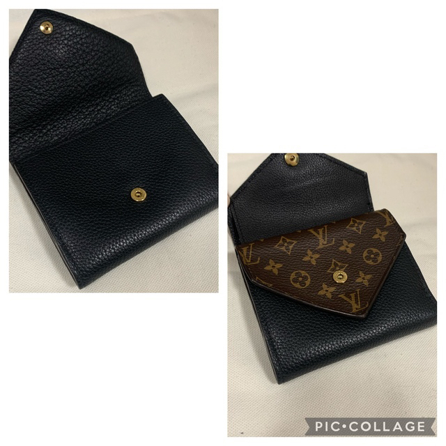 LOUIS VUITTON(ルイヴィトン)のルイヴィトン  ポルトフォイユ・ドゥブルVコンパクト 3つ折り財布  美品 レディースのファッション小物(財布)の商品写真