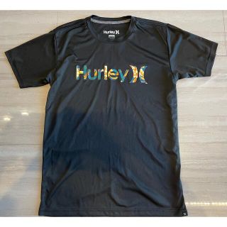 ハーレー(Hurley)のハーレー　Tシャツ　黒　ブラック　ロゴ　美品(Tシャツ/カットソー(半袖/袖なし))