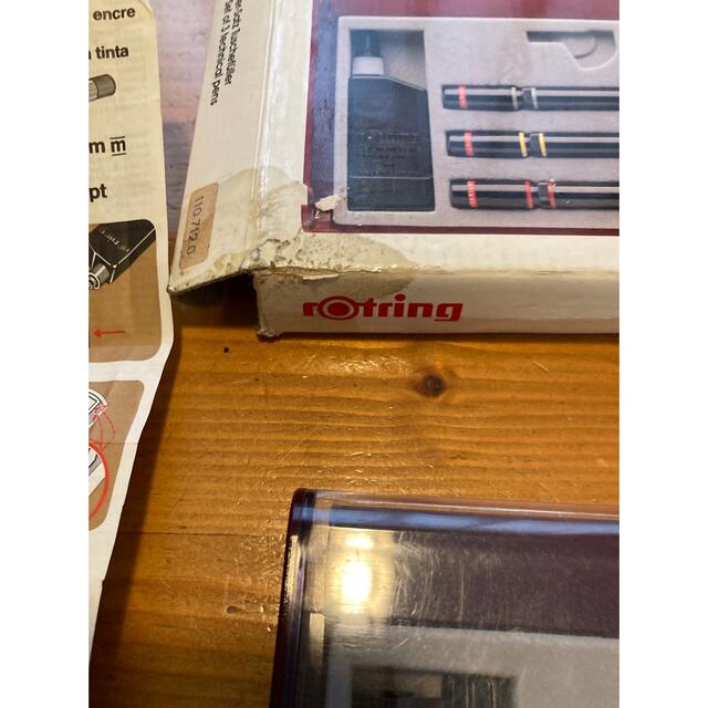 rotring(ロットリング)の製図ペン　ロットリング　ラピッドグラフ　3本セット インテリア/住まい/日用品の文房具(ペン/マーカー)の商品写真