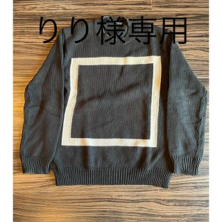 アレキサンダーワン(Alexander Wang)のAlexander Wangスクエアデザインコットンニット(ニット/セーター)