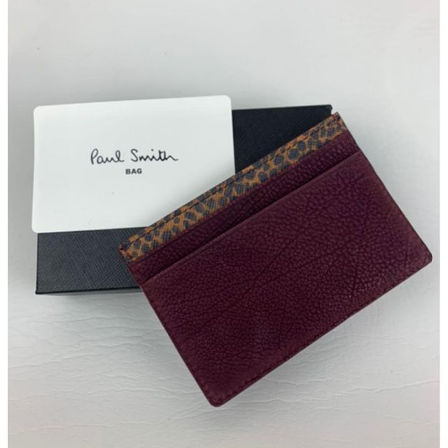 定価3.8万paul smith(ポールスミス)センタースワールカードケース