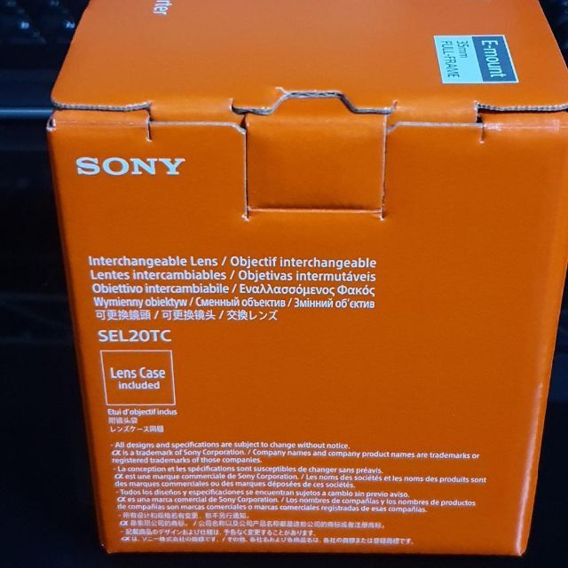 【新品】 SONY★ソニー★SEL20TC★Eマウント用★2X★テレコンバーター