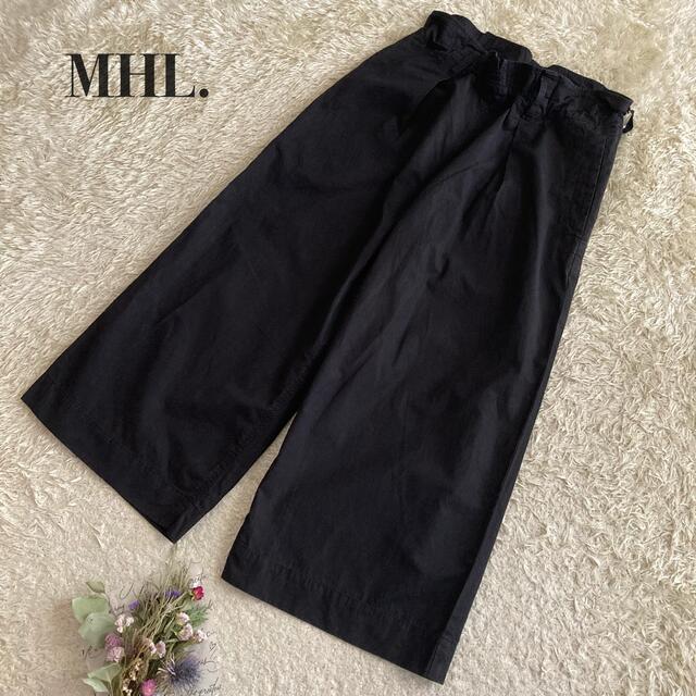 MHLマーガレットハウエルコットンリネンワイドパンツ