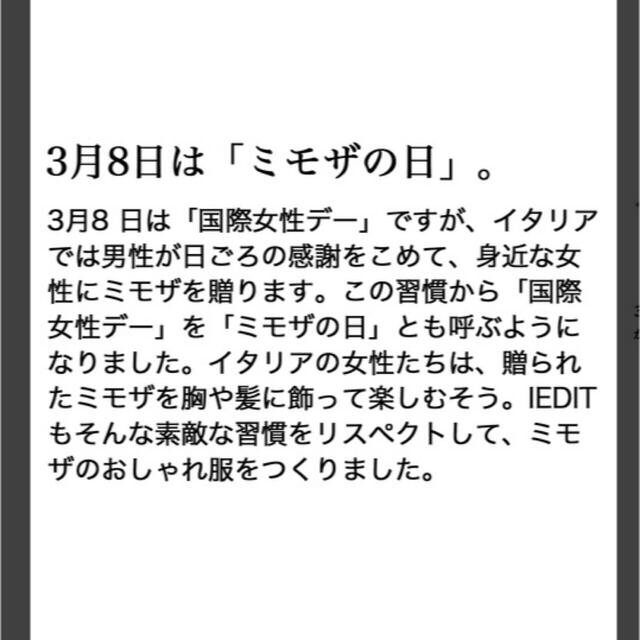 IEDIT[イディット] ミモザ柄のVネックマキシワンピース〈ネイビー〉 4