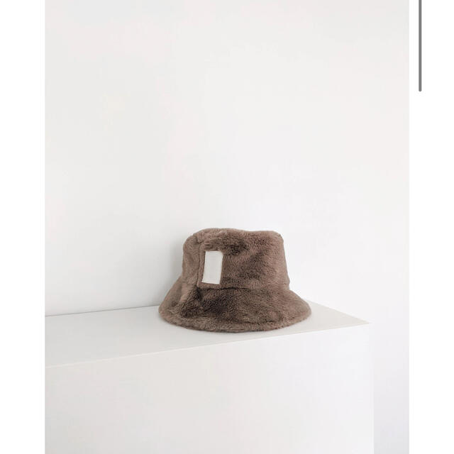 Amateras/fuzzy bucket hat/バケハ/モカ レディースの帽子(ハット)の商品写真