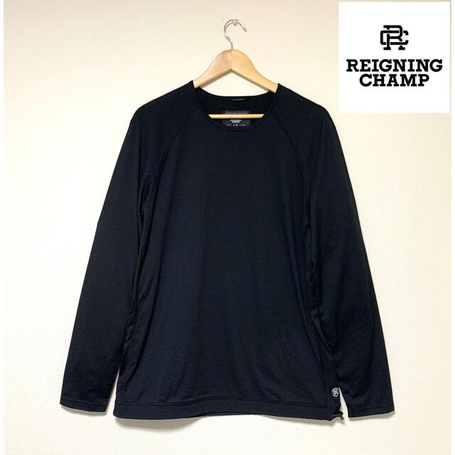 Ron Herman(ロンハーマン)の美品 REIGNING CHAMP レイニングチャンプ　お洒落なロンT L メンズのトップス(Tシャツ/カットソー(七分/長袖))の商品写真