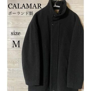 美品　CALAMAR コート　ダークブラウン　M(ピーコート)