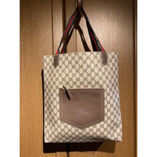 グッチ(Gucci)のGUCCI オールドグッチ GG柄 トートバッグ シェリーライン ヴィンテージ(トートバッグ)