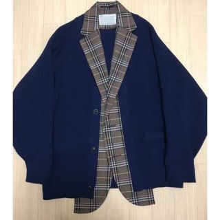 カラー(kolor)のkolor 20SS Wool Ester Check Jacket (ニット/セーター)